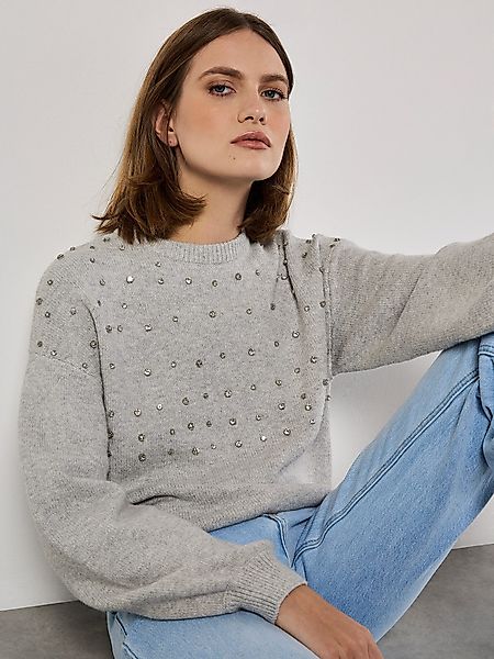 Apricot Strickpullover Besetzer Pullover, (1-tlg) mit günstig online kaufen