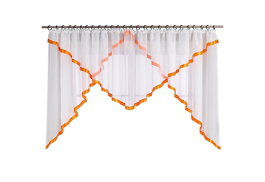 Joyswahl Scheibengardine Claudia (1 St), Kräuselband, transparent, Voile mi günstig online kaufen