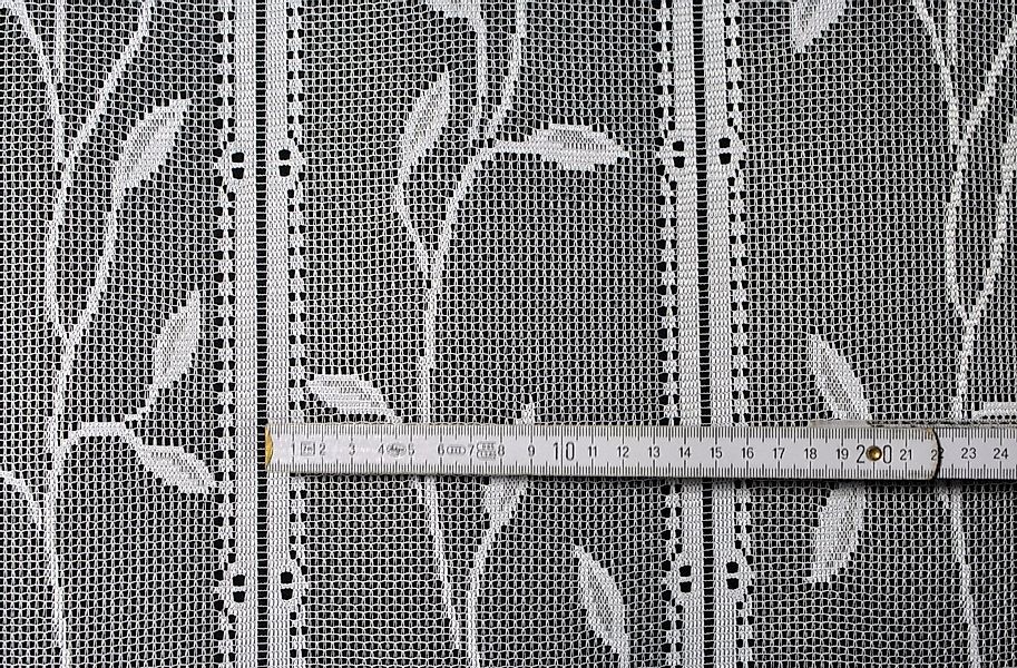 Gardinen Kranzusch Scheibengardine Raffrollo Blätterranke, Stangendurchzug, günstig online kaufen