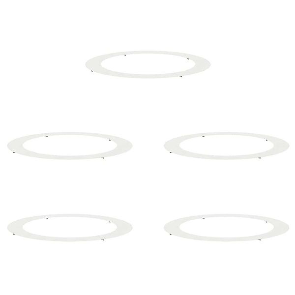 vidaXL Blumentopf Flache Baumringe 5 pcs günstig online kaufen