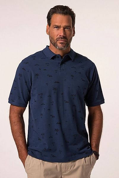 JP1880 Poloshirt JP 1880 Poloshirt Halbarm Piqué Alloverdruck günstig online kaufen