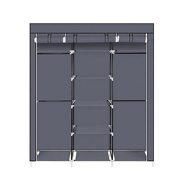 XDeer Kleiderschrank Portable Kleiderschrank Vliesstoff Double Rod Storage günstig online kaufen