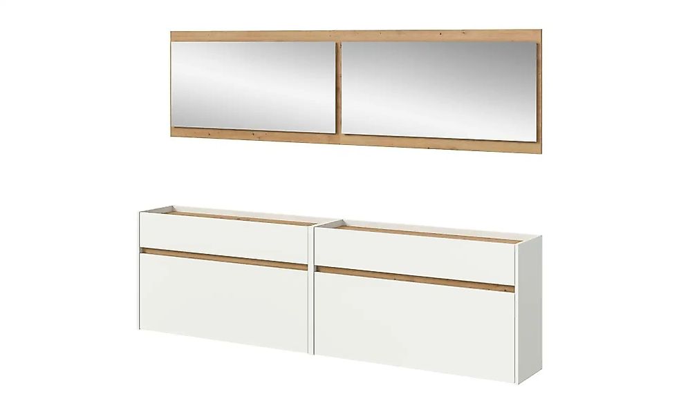 Garderobenkombination   ¦ weiß ¦ Maße (cm): B: 192 H: 220 Garderoben & Klei günstig online kaufen
