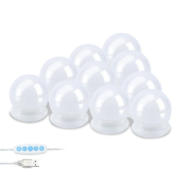 Clanmacy LED Spiegelleuchte LED Spiegelleuchte USB günstig online kaufen