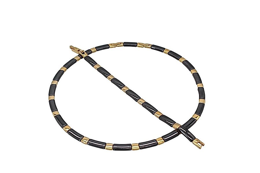 ELLAWIL Collier-Set Collier und Armband aus Keramik und Edelstahl schwarz/g günstig online kaufen