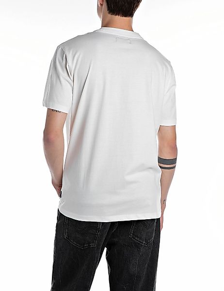 Replay T-Shirt "mit Logostickerei auf der Brust" günstig online kaufen