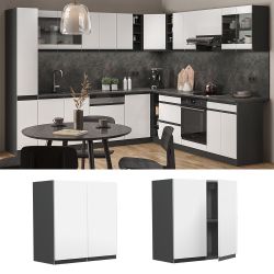 Vicco Hängeschrank R-Line, Weiß/Anthrazit, 60 cm günstig online kaufen