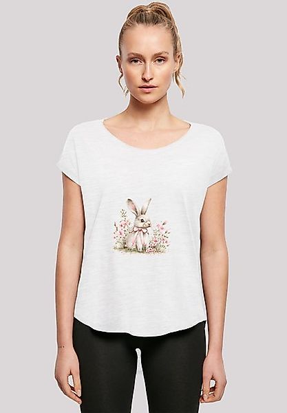 F4NT4STIC T-Shirt Niedlicher Osterhase mit Blumen Premium Qualität günstig online kaufen