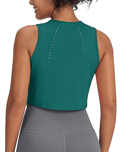 G4Free Tanktop G4Free Damen Sport Tank Top Ärmelloses Leichte Fitness Crop günstig online kaufen