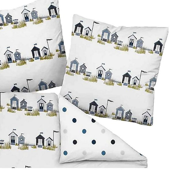 Janine Bettwäsche mako satin 135x200 maritime Strandhaus sale Geschenke Frü günstig online kaufen