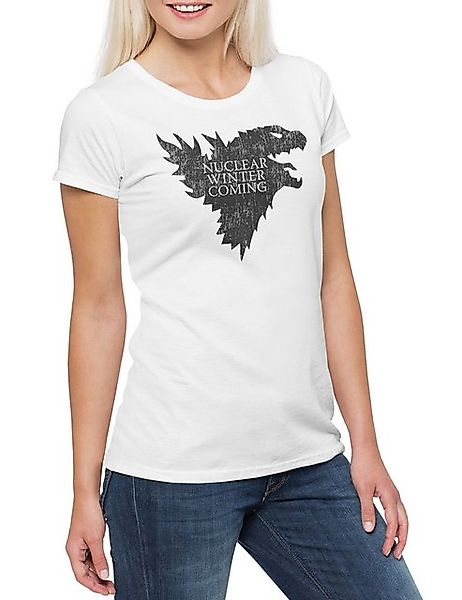 Urban Backwoods Print-Shirt Nuclear Winter Damen T-Shirt Godzilla Game Of S günstig online kaufen