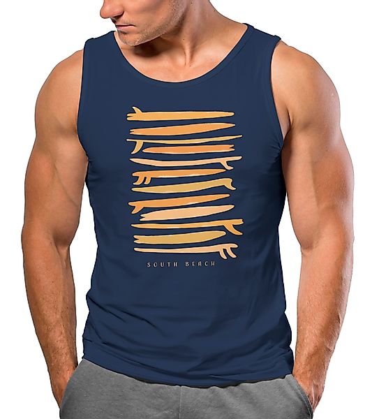 Neverless Tanktop Herren Tank-Top Surfboards South günstig online kaufen