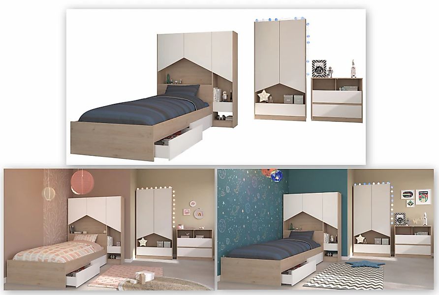 Parisot Jugendzimmer-Set Set, 5 Stk. tlg. günstig online kaufen