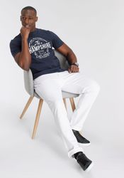 DELMAO Stretch-Jeans "Reed" gerader Beinschnitt, Used-Look-Waschung, günstig online kaufen