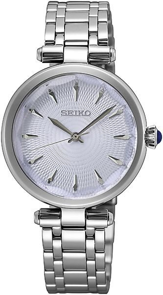 Seiko Quarzuhr SRZ553P1, Armbanduhr, Damenuhr, Edelstahlarmband, günstig online kaufen