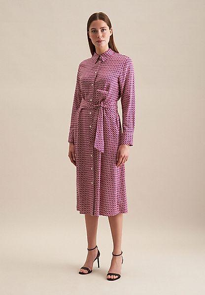 seidensticker Sommerkleid Schwarze Rose Langarm Kragen günstig online kaufen