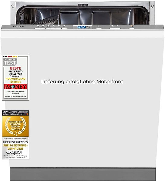 exquisit vollintegrierbarer Geschirrspüler "EGSP2113-E-030E silber" 13 Maßg günstig online kaufen