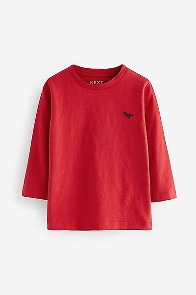 Next Langarmshirt Einfarbiges Shirt (1-tlg) günstig online kaufen