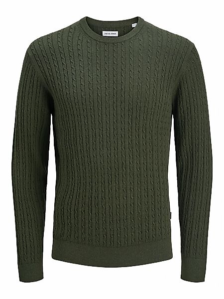 Jack & Jones Strickpullover "JJEEMIL KNIT CABLE CREW NECK NOOS" günstig online kaufen