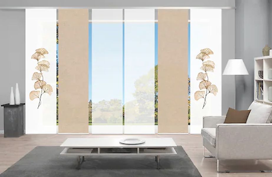 Vision S Schiebegardine »BERTO 6er SET« Paneelwagen 6 Stk. tlg. Schiebevorh günstig online kaufen