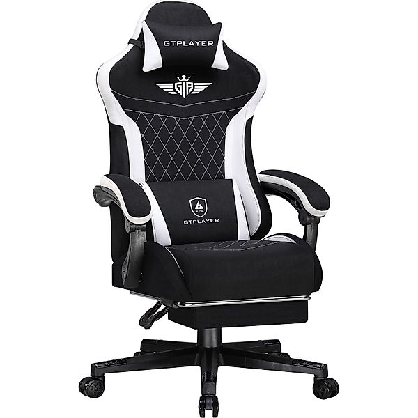 GTPLAYER Gaming-Stuhl Stoff Gaming Chair Ergonomisch günstig online kaufen