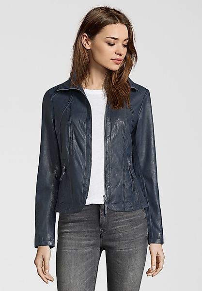 7eleven Lederjacke GRACE (1-St) mit geschwungenen günstig online kaufen