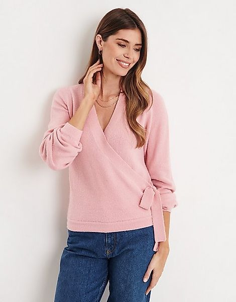 Threadbare Strickjacke (1-tlg) mit toller Wickel-Funktion günstig online kaufen