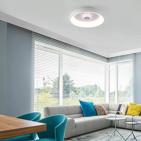 LED-Deckenleuchte Vertigo, CCT, Ø 46,5 cm, weiß günstig online kaufen