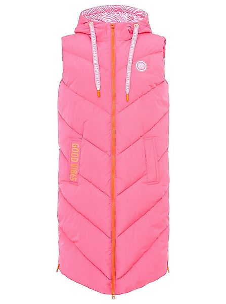 Zwillingsherz Steppweste Steppweste lang "Leo Good Vibes" günstig online kaufen