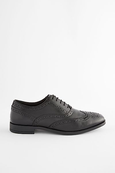 Next Oxford-Schuhe im Budapester-Stil aus Leder günstig online kaufen