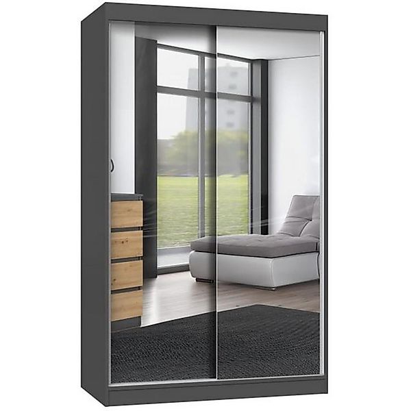 Beautysofa Schiebetürenschrank Luxury (Spiegelschrank mit 2 Türen, Kleiders günstig online kaufen