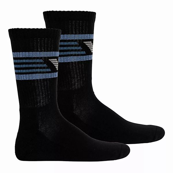 EMPORIO ARMANI Herren Socken, 2er Pack - Kurzsocken, Sporty, Logo, One Size günstig online kaufen