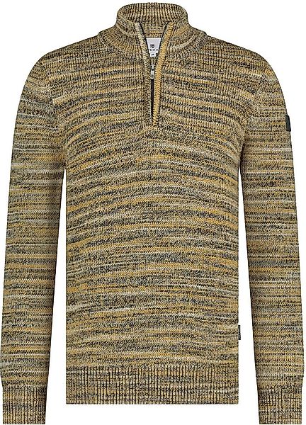 State Of Art Half Zip Pullover Melange Gelb - Größe L günstig online kaufen