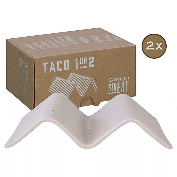 CreaTable Servierset Streat Taco Stand 1 creme Steinzeug B/L: ca. 10,5x14,5 günstig online kaufen