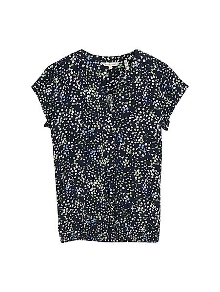 TOM TAILOR Blusentop Bluse mit Muster günstig online kaufen