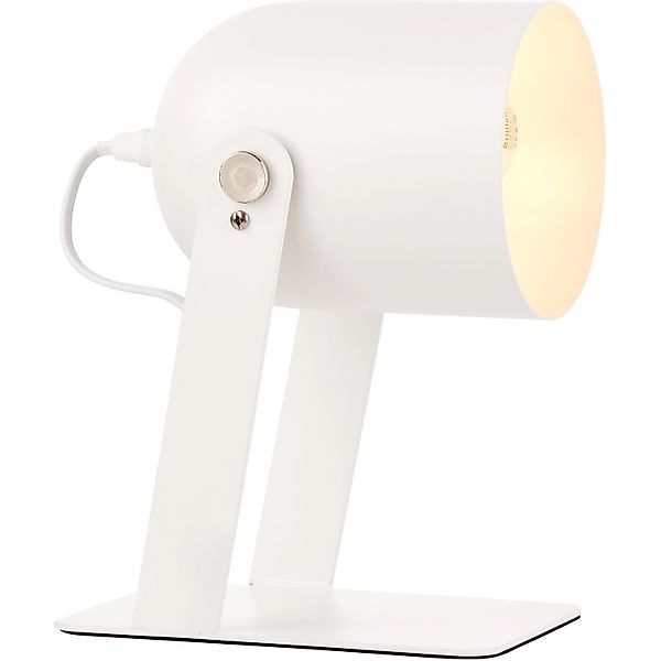 Brilliant Tischlampe Yan E27 Weiß 29 cm günstig online kaufen