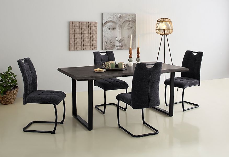 HELA Freischwinger LEONA Esszimmerstuhl (Set, 4 günstig online kaufen