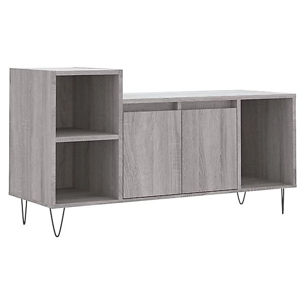 vidaXL TV-Schrank Grau Sonoma 100x35x55 cm Holzwerkstoff  Modell 4 günstig online kaufen