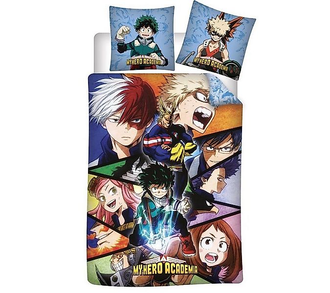 MY HERO ACADEMIA Bettwäsche My Hero Academia Anime Kinderbettwäsche Set, Mi günstig online kaufen