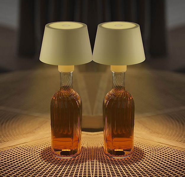 Northpoint LED Außen-Tischleuchte Flaschenlampe mit Touchsensor & Akku Dimm günstig online kaufen