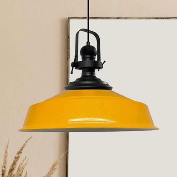 Bamyum Pendelleuchte Pendelleuchte Schwarz-Asletl Hängelampe Metall günstig online kaufen