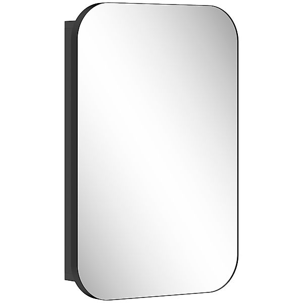 HOMCOM Spiegelschrank Bad, Badezimmerschrank mit Spiegel, Badschrank mit Ve günstig online kaufen