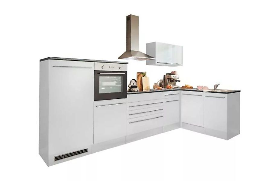 Küchenblock inkl. Elektro-Set 5-tlg. JAZZ-4 von Bega Weiß Matt / Hochglanz günstig online kaufen