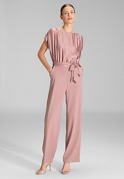 SWING Jumpsuit - Jumpsuit aus Material-Mix Oberteil in lockerer Passform mi günstig online kaufen