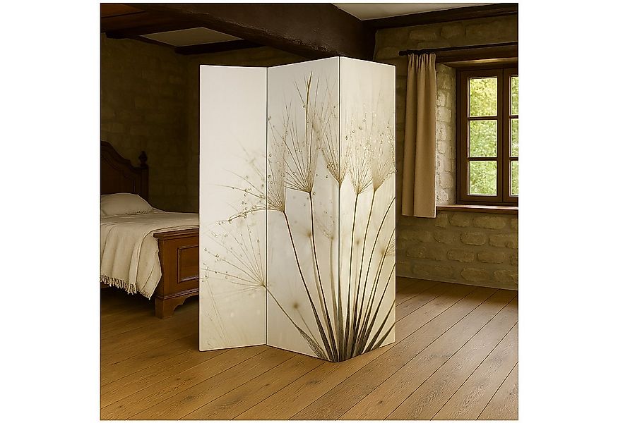 HTI-Living Paravent Paravent mit Naturmotiv Pusteblume Weiß (Stück, 1 St., günstig online kaufen