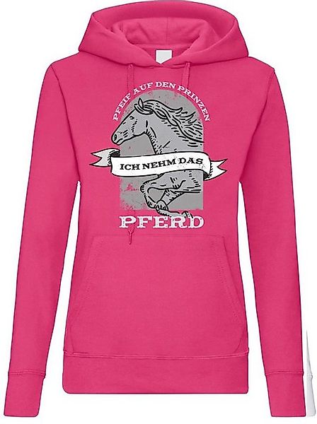 Youth Designz Kapuzenpullover "Pfeif auf de Prinzen, ich nehm das Pferd" Da günstig online kaufen