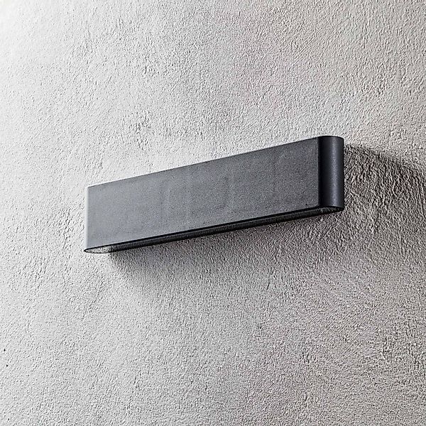 Trio LED-Wandleuchte Thames II 90 mm x 465 mm x 40 mm Anthrazit günstig online kaufen