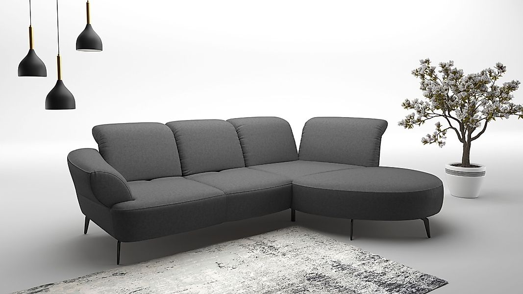 sit&more Ecksofa "Dance, L-Form, inkl. Sitztiefenverstellung" inkl. Click&S günstig online kaufen