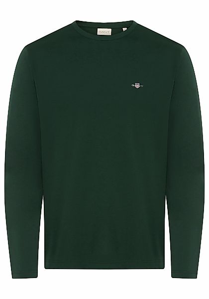 Gant Langarmshirt "REG SHIELD LS T-SHIRT", mit Logostickerei auf der Brust günstig online kaufen