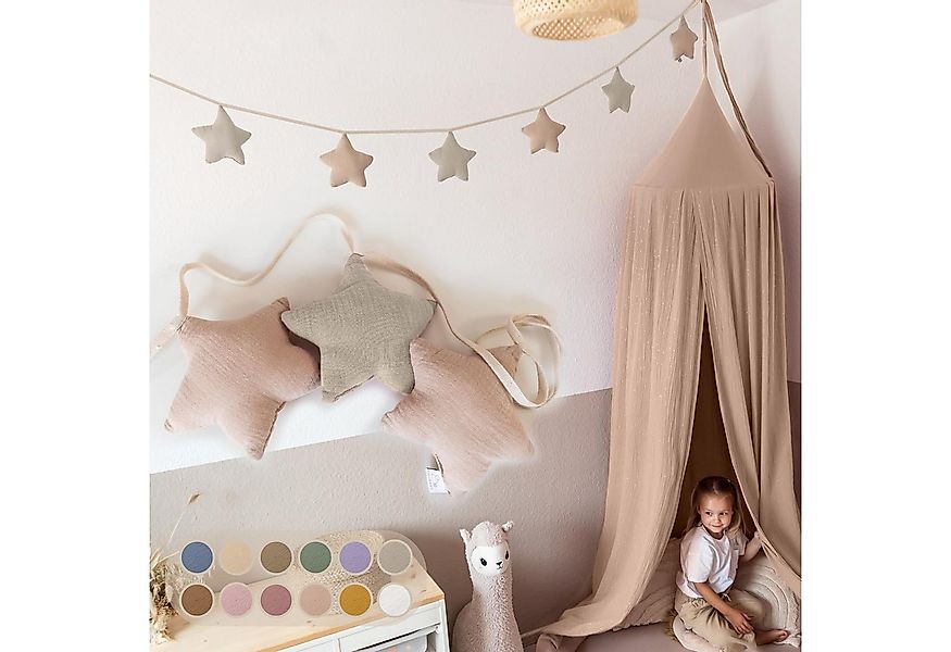 lilimaus Wimpelkette Handgemachte Wimpelkette für Kinderzimmer aus Musselin günstig online kaufen